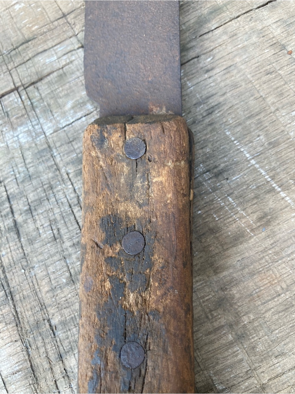 Damaged! Vintage Farm Knife 16” Long - Picture 6 of 11